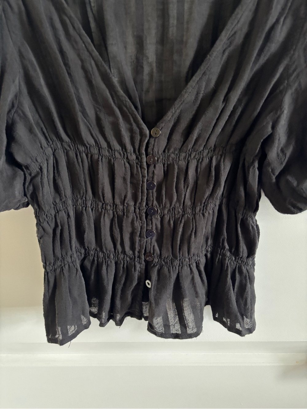 Steve Madden BB Dakota Puff Sleeve Top - Picture 5 of 8
